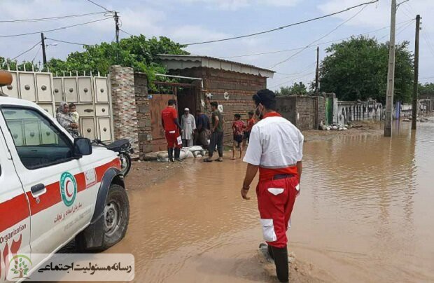 امدادرسانی به بیش از ۱۹۰۰ نفر در استان های سیل زده