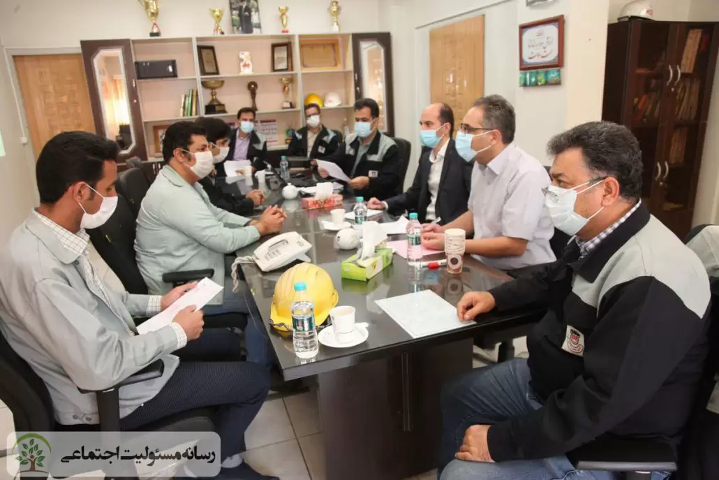 برگزاری جلسه ارزیابی پروژه سبز توسط انجمن مدیریت سبز ایران در ذوب آهن