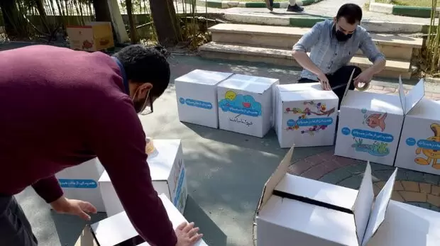 همراهی خیرین و تامین اقلام نوروزی نیازمندان در شب عید