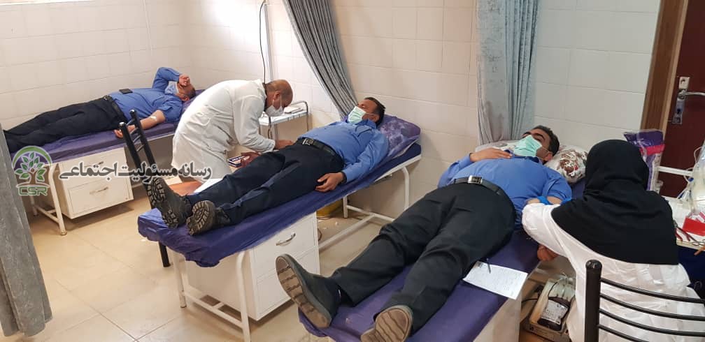 مشارکت شرکت پالایش گاز بیدبلند در پویش اهدا خون مشارکت شرکت پالایش گاز بیدبلند در پویش اهدا خون