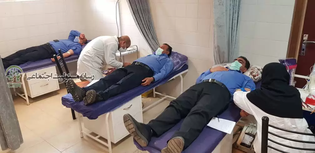 مشارکت شرکت پالایش گاز بیدبلند در پویش اهدا خون مشارکت شرکت پالایش گاز بیدبلند در پویش اهدا خون