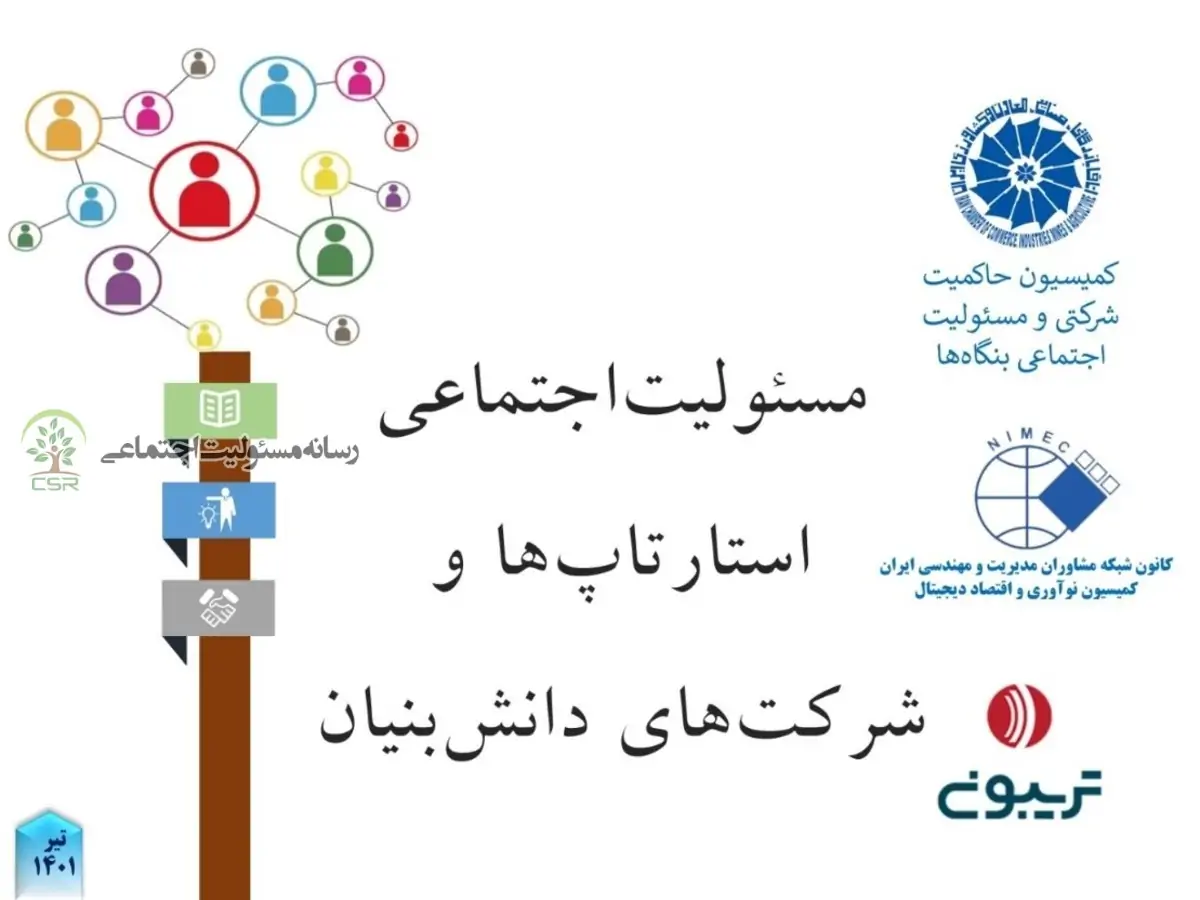 نشست بررسی مسئولیت‌ اجتماعی در استارتاپ‌ ها و شرکت‌ های دانش‌ بنیان برگزار شد