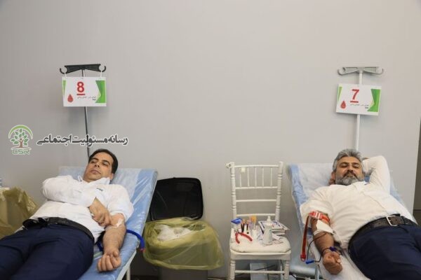 اهدای خون اریا پلیمر ساسول