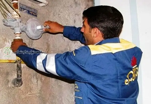 واگذاری انشعاب رایگان گاز در راستای مسئولیت های اجتماعی به نیازمندان
