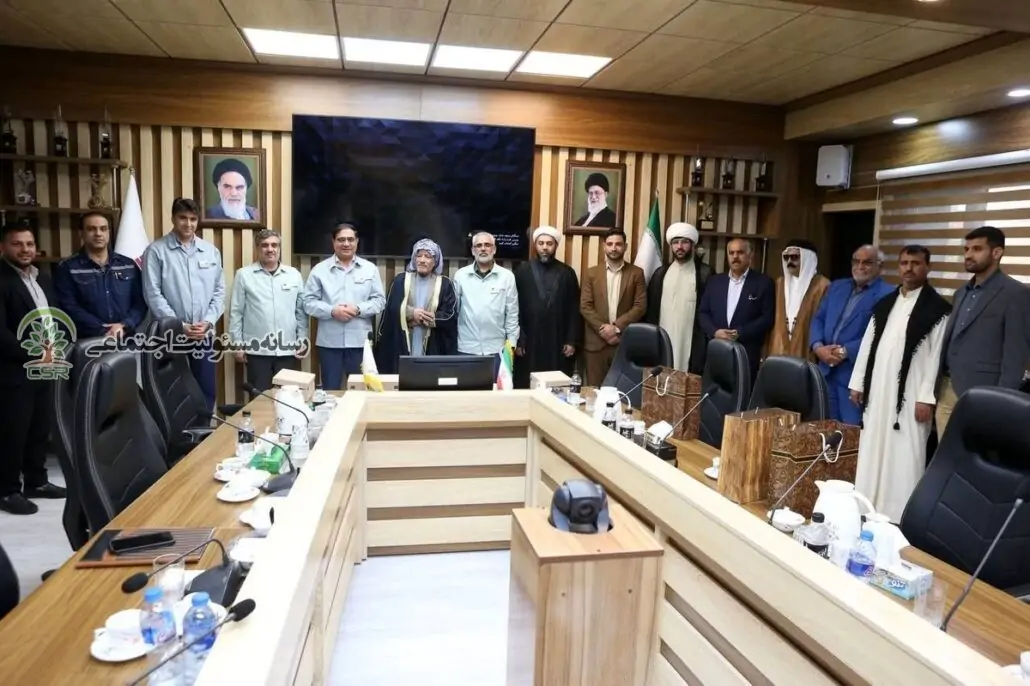 شیوخ روستای قلعه چنعان از اقدامات مسئولیت اجتماعی فولاد خوزستان تقدیر کردند
