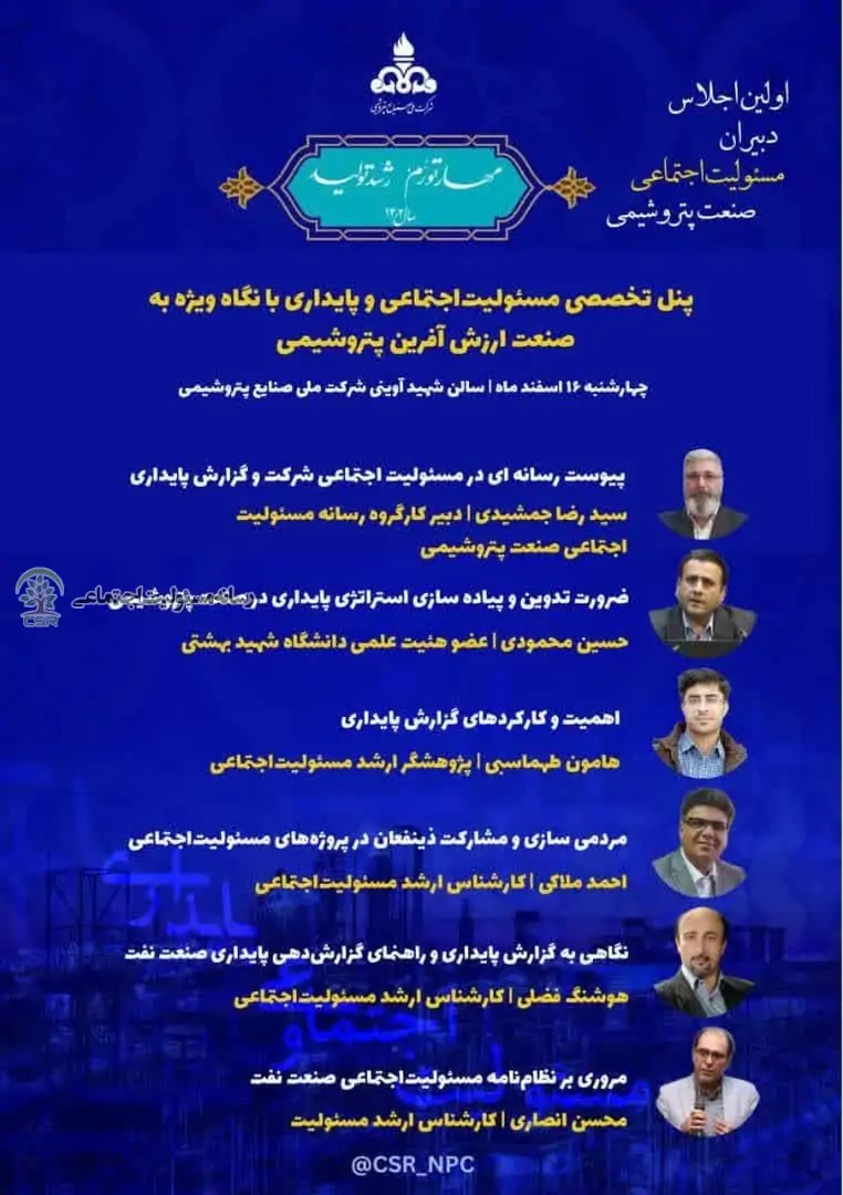 پنل تخصصی اجلاس پتروشیمی