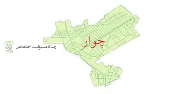 روستاهای چوار چشم براه انجام مسئولیت اجتماعی صنایع نقشه چوار