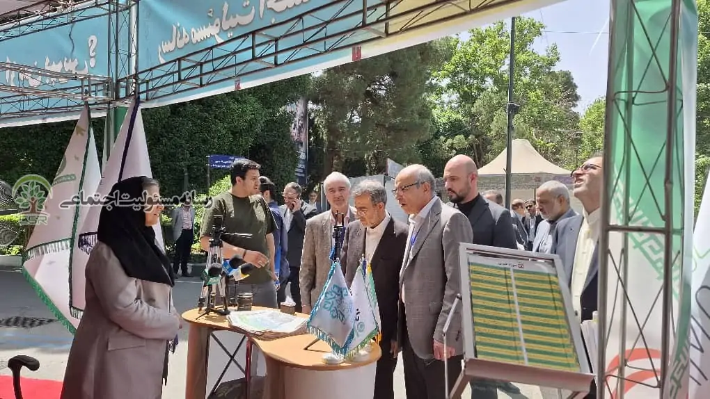 غرفه رسانه مسئولیت اجتماعی در اولین همایش ملی تجارب مسئولیت اجتماعی در ایران