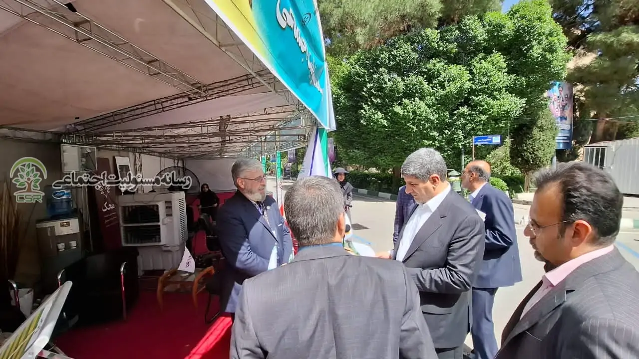 غرفه رسانه مسئولیت اجتماعی در اولین همایش ملی تجارب مسئولیت اجتماعی در ایران