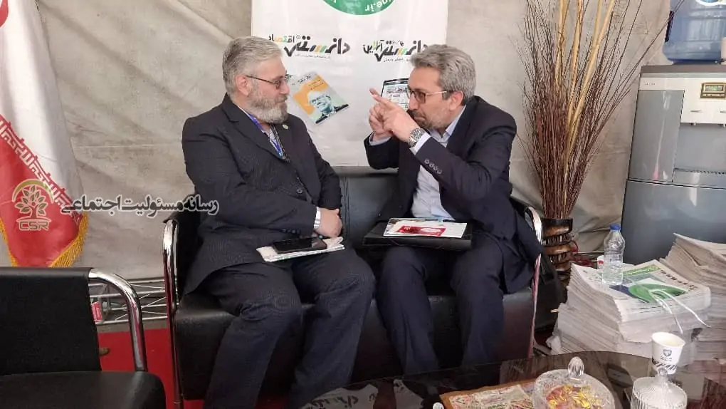 غرفه رسانه مسئولیت اجتماعی در اولین همایش ملی تجارب مسئولیت اجتماعی در ایران