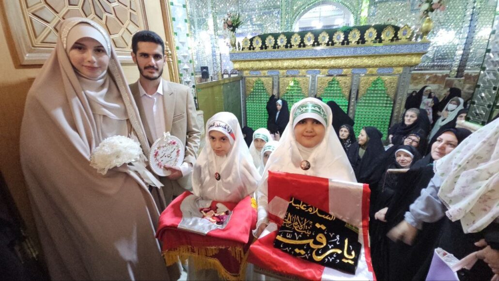 جشن ازدواج دو جوان در حرم خواهر امام رشت – خبرگزاری مهر | اخبار ایران و جهان
