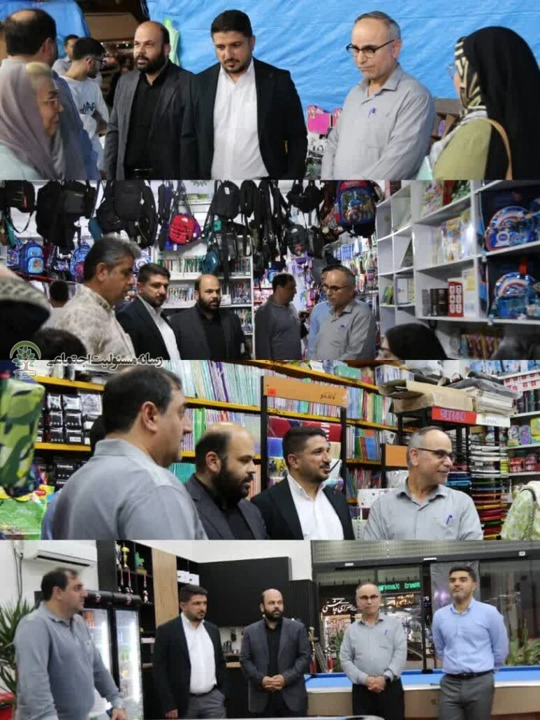 بازدید هیأت مدیره و کارگروه پتروکارت از تأمین‌کنندگان جشنواره نوشت‌افزار در ماهشهر