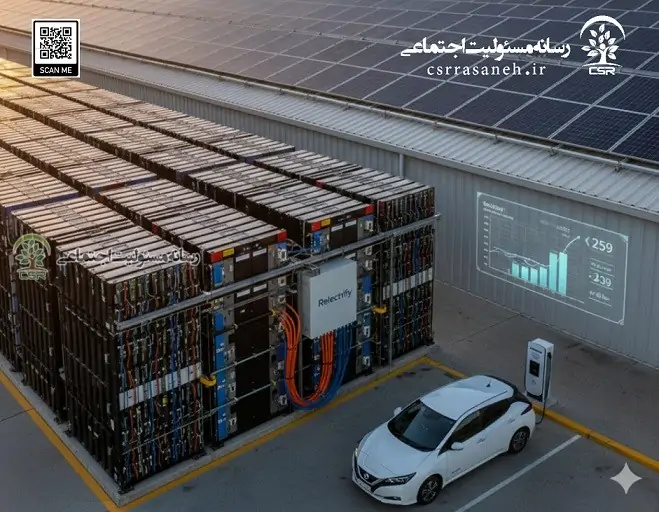 زندگی دوباره باتری‌های فرسوده در قلب صنعت؛ مأموریت جدید نیسان برای نجات زمین
