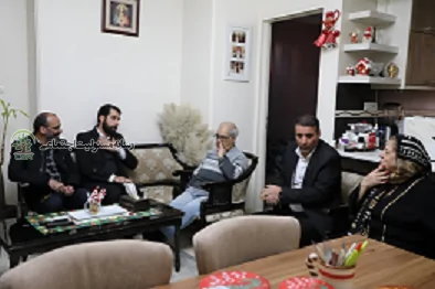 دیدار مدیرکل کمیته امداد استان تهران با خانواده‌ مسیحی تحت حمایت
