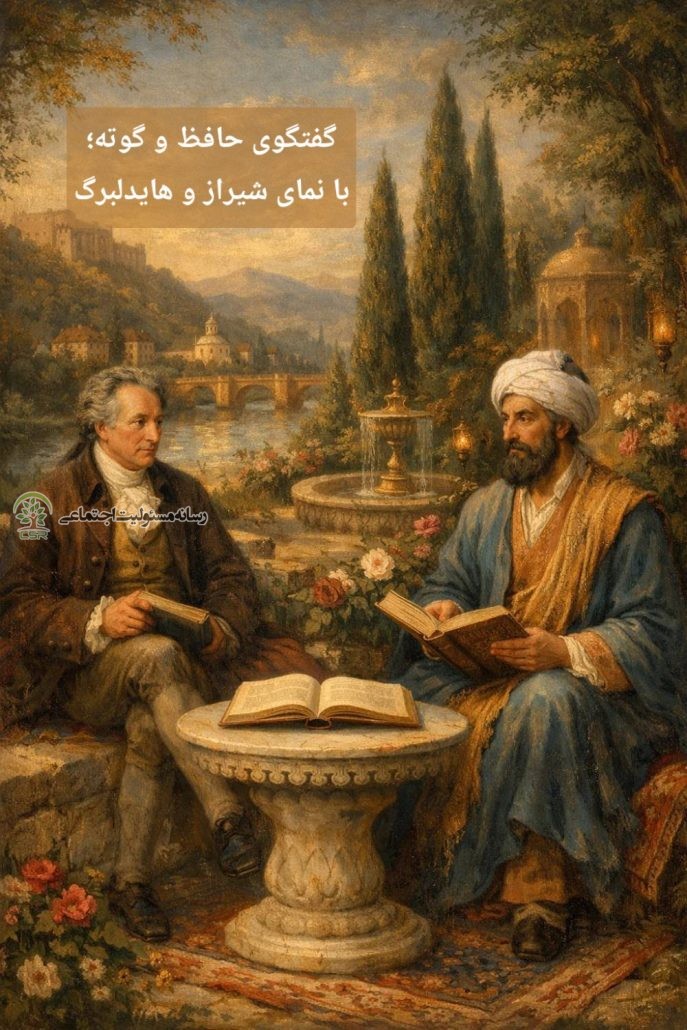 مسئولیت اجتماعی جهانیبا احیای گفتگوی حافظ و گوته؛ مرهمی بر جنگ تحمیلی