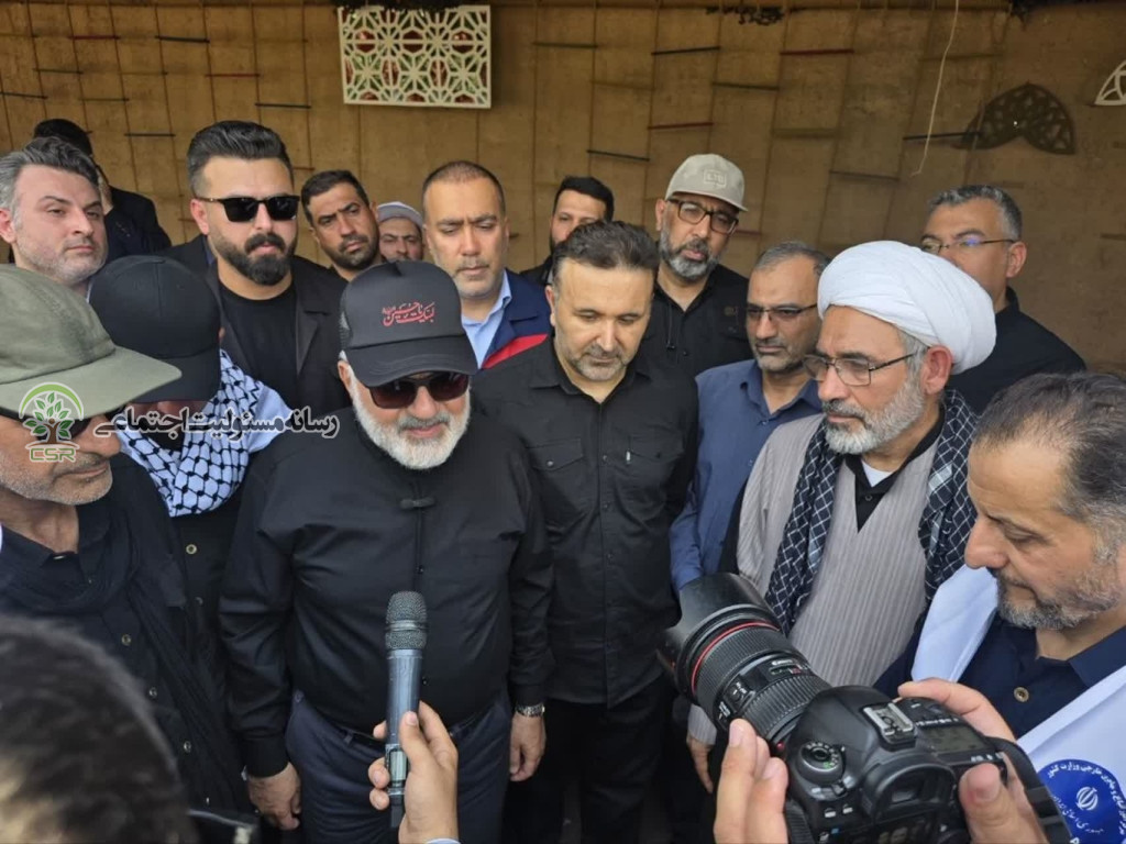 بازدید استاندار خوزستان از محل خدمت‌رسانی شرکت فولاد اکسین خوزستان به زائران اربعین حسینی